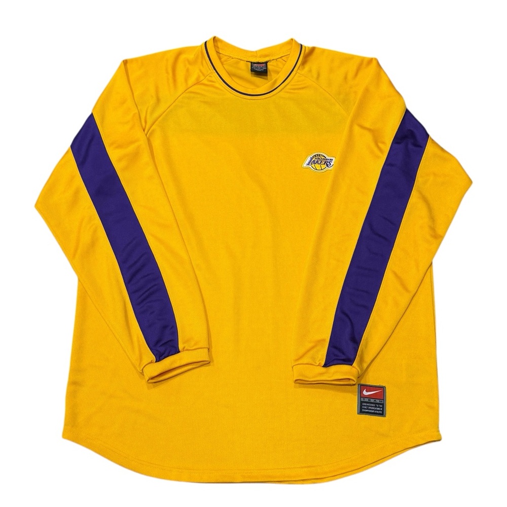 Vintage Nike Los Angeles Lakers NBA Authentic Shooting Warmup Shirt Men’s Sz XL